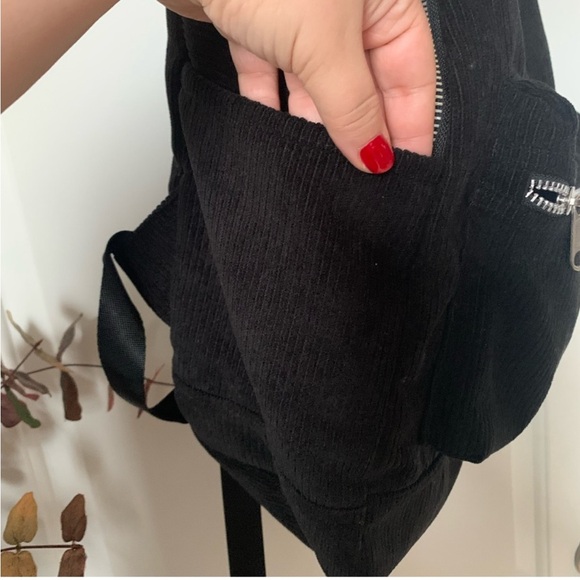 Victoria's Secret PINK Corduroy Backpack, Black EUC - Picture 14 of 16